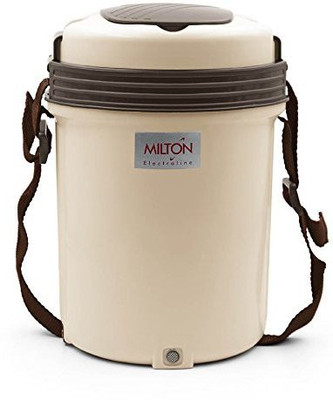 

Milton ELECTRON 04 4 Containers Lunch Box(250 ml), Cream