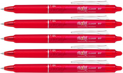 

Pilot Frixion Clicker Roller Ball Pen(Pack of 5)