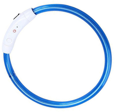 Futaba Embellished Dog Collar Charm(Blue, Round)