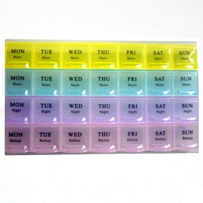 

Emmquor 7 Days 7 Days Pill Box (Assorted) Pill Box(Multicolor)