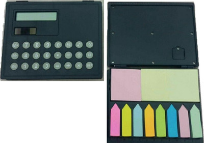 

Tuelip 315 Memo Pad Calculator with Sticky Note 10 Sheets 1, 10 Colors(Set Of 1, Black)