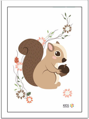 

Forest Animal Brown Paper Print(11.69 inch X 8.27 inch)