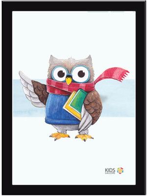 

Owl-Ethnic-Blue Paper Print(11.69 inch X 8.27 inch)