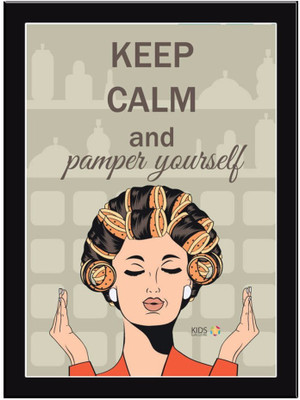 

Pamper-Youself Paper Print(11.69 inch X 8.27 inch, Framed)