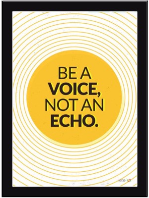 

Be A Voice Paper Print(11.69 inch X 8.27 inch)