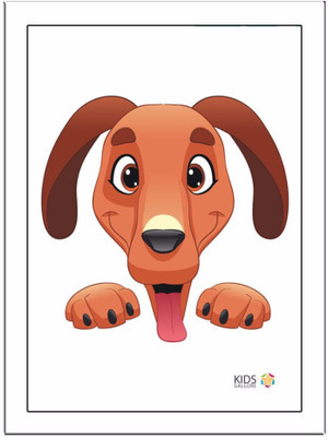

Dog-Brown Paper Print(11.69 inch X 8.27 inch, Framed)