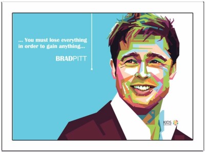 

Bradpitt Paper Print(11.69 inch X 8.27 inch, Framed)