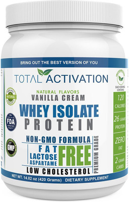

Sujins Total Activation Pvt. Ltd. Total Activation Whey Isolate Protein Whey Protein(420 g, Vanilla Cream)