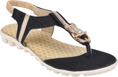 

With The Fashion Women BLACK Flats