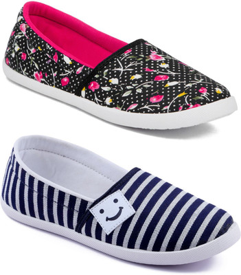 

Asian Women's Combo Pack of 2 casual shoes Casuals For Women(Multicolor
