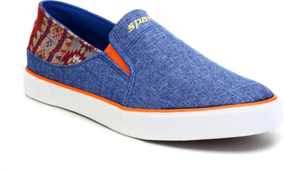 

Sparx SL-298 Slip On Sneakers For Women(Blue, Blue white