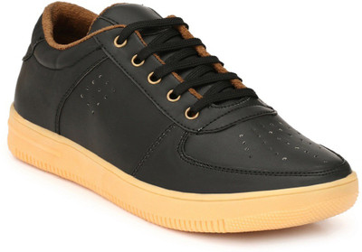 

Peponi ARTIFICIAL Leather Sports Casual Sneaker Shoes Casuals For Men(Black