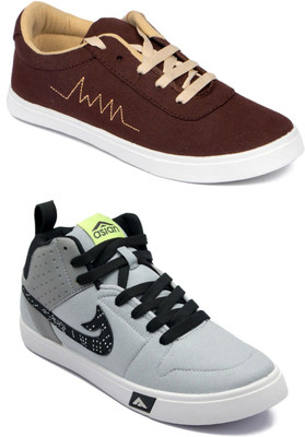 

Asian Men's Combo pack of 2 Casuals For Men(Multicolor