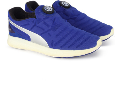 

Puma IGNITE DISC Running Shoes For Men(Blue, Surf the web-silver