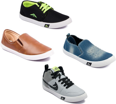 

Asian Men's Combo pack of 4 Casuals For Men(Multicolor