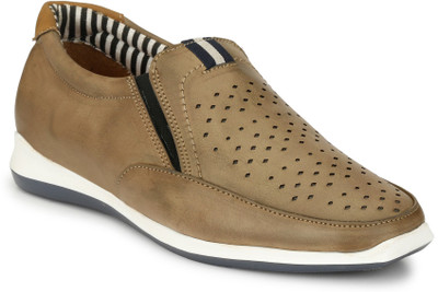 

El Paso Men's Beige Artificial Leather Slip On Comfort Casual Shoes Casuals For Men(Beige