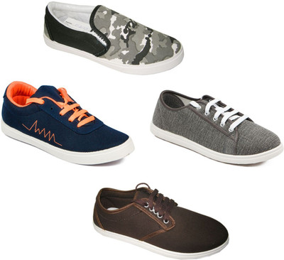

Asian Men's Combo pack of 4 Casuals For Men(Multicolor