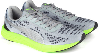 

Puma Meteor IDP Running Shoes For Men(Black, Grey, Quarry-silver-safety yell