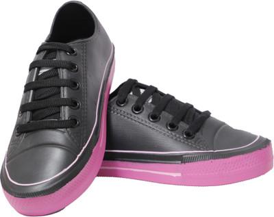 MR R KING&QUEEN Sneakers For Women(Black, Pink