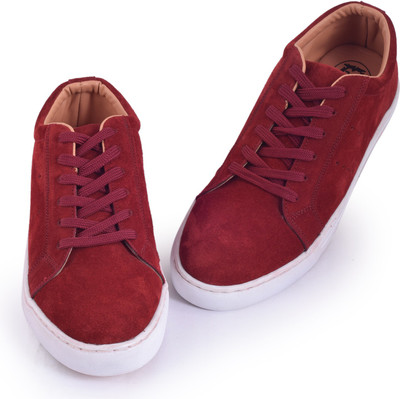 

Abelardo De Moda Abelardo De Moda Leather Sneakers Casuals For Men(Maroon