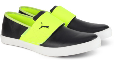 

Puma El Rey Milano II DP Sneakers For Men(Black, Safety yellow-puma black-steel gray