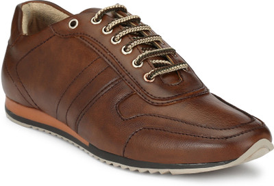 

El Paso Men's Brown Artificial Leather Lace Up Comfort Casual Shoes Outdoors For Men(Brown