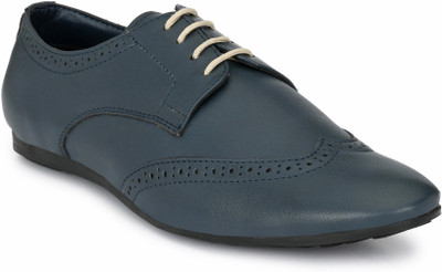 

El Paso Men's Blue Artificial Leather Lace Up Comfort Casual Shoes Casuals For Men(Blue