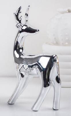 

The Art Affair Decorative Showpiece - 18 cm(Ceramic, Silver)