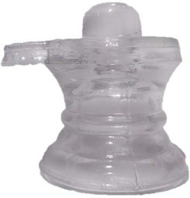 ank shiv01 Decorative Showpiece - 2 cm(Crystal, White)