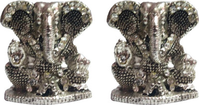 

VINTAN Combo Of 2 Religious God Shiv Ganesh/Lord Shiva Ganesha /Ganpati idol Handicraft Statue-Home Room Office Temple Mandir Murti Car Dashboard Decor Gift item. Decorative Showpiece - 2.54 cm(Gold Plated, Gold)