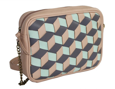 

Gripp Women Casual Beige Genuine Leather Sling Bag