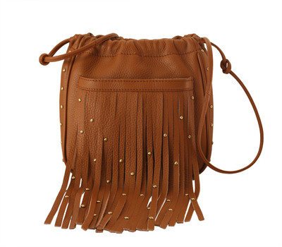 

Gripp Women Casual Brown Genuine Leather Sling Bag