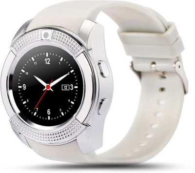 

mavv Compatible White Smartwatch(White Strap Free Size)