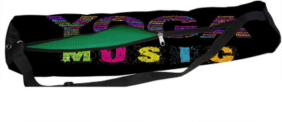 

Orgner Poly Canvas Printed yoga mat Covers. Design : Yoga Music Yoga Mat Bag(Multicolor, Backpack)