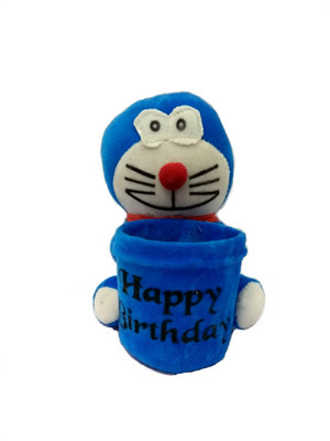 

HRDecoration Soft Gift Mini Pan Holder Toys,(Doraemon) - 16 cm(Blue)