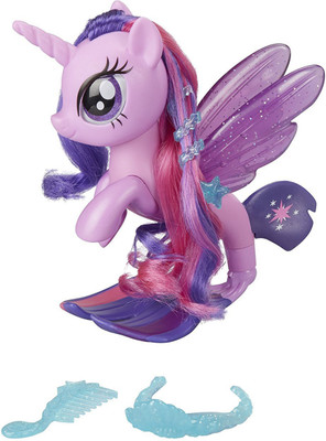

Hasbro My Little Pony the Movie Glitter and Style Sea Pony Twilight Sparkle, Purple - 10.2 cm(Purple)