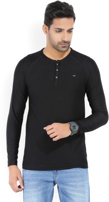 spykar black t shirt