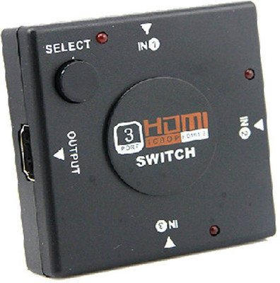 

VibeX ™ PS3 TV one-touch switching 3 Port HDMI cable selector switch PC High Speed™-Type-073 HDMI Connector(Outer Space)