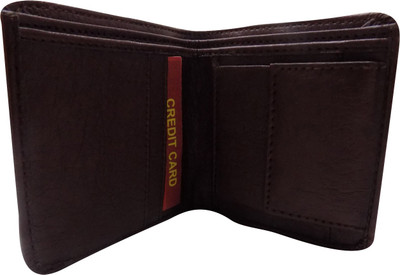 

REGE Men Black Artificial Leather Wallet(5 Card Slots)