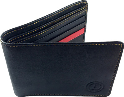 

IzcorpIndia Men Black Genuine Leather Wallet(6 Card Slots)
