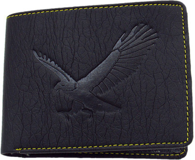 

Cyclone Men Black Genuine Leather Wallet(10 Card Slots)