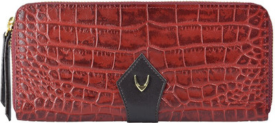 

Hidesign Women Casual Red Genuine Leather Wallet(8 Card Slots)