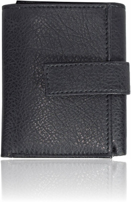 

Shockyfi Men Black Artificial Leather Wallet(11 Card Slots)