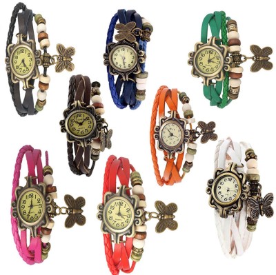Shunya Designer Multicolor Dori Combo Watch  - For Women   Watches  (Shunya)