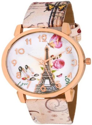 Gopal Retail 001 Effil tower new original paris Dial Multicolour Leather Strap for Woman And Girls Watch Watch  - For Girls   Watches  (Gopal Retail)
