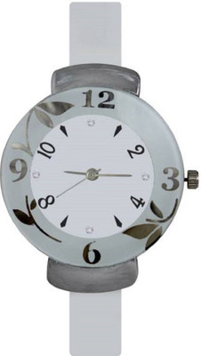 View PMAX Glory White Flower Round Dial Watch  - For Girls Wrist Watches Price Online(PMAX)
