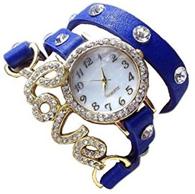 Keepkart Blue Love Bracelate Unique Designer Love Passion Women Watch For Girls Watch  - For Girls   Watches  (Keepkart)