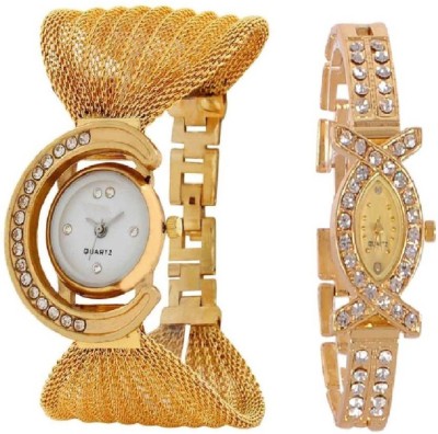 RKINSO LV310- Colors GLORY GOLDEN COMBO DEAL Watch - For Women Watch  - For Women   Watches  (rkinso)
