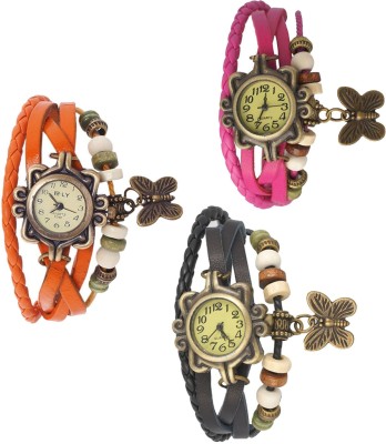 Shunya Designer Multicolor Dori Combo Analog Watch  - For Women   Watches  (Shunya)