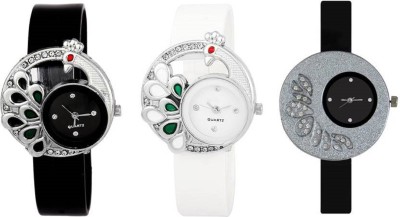 PMAX Glory BLACK TWO AND WHITE Multicolour Stylish Watch  - For Girls   Watches  (PMAX)